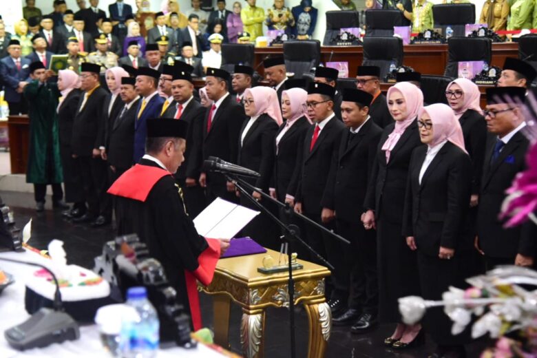 Resmi! Anggota DPRD Provinsi Gorontalo Periode 2024-2029 Dilantik