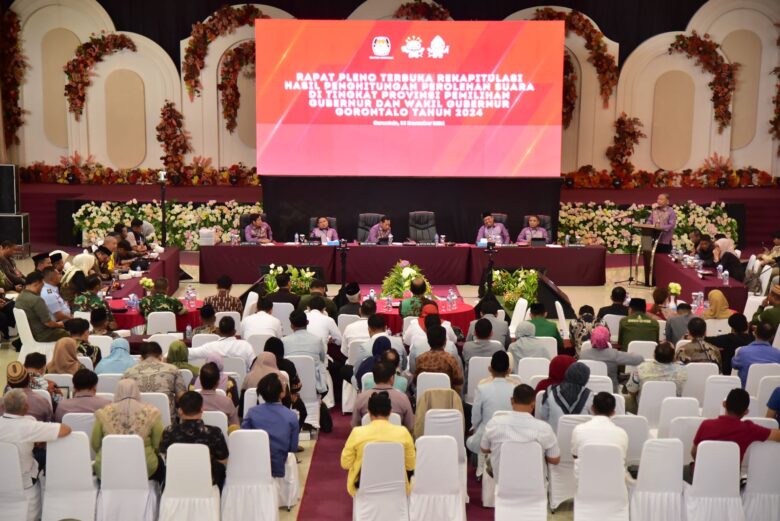 Sekdaprov Hadiri Rekapitulasi Hasil Perolehan Suara Pilgub dan Pilwagub 2024