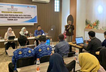 Diskominfotik Gorontalo Gelar Harmonisasi dan Penyajian Data Sektoral 2024